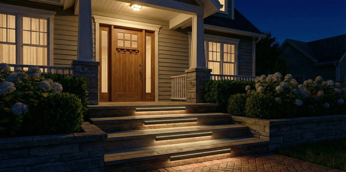 outdoor solar step lights​