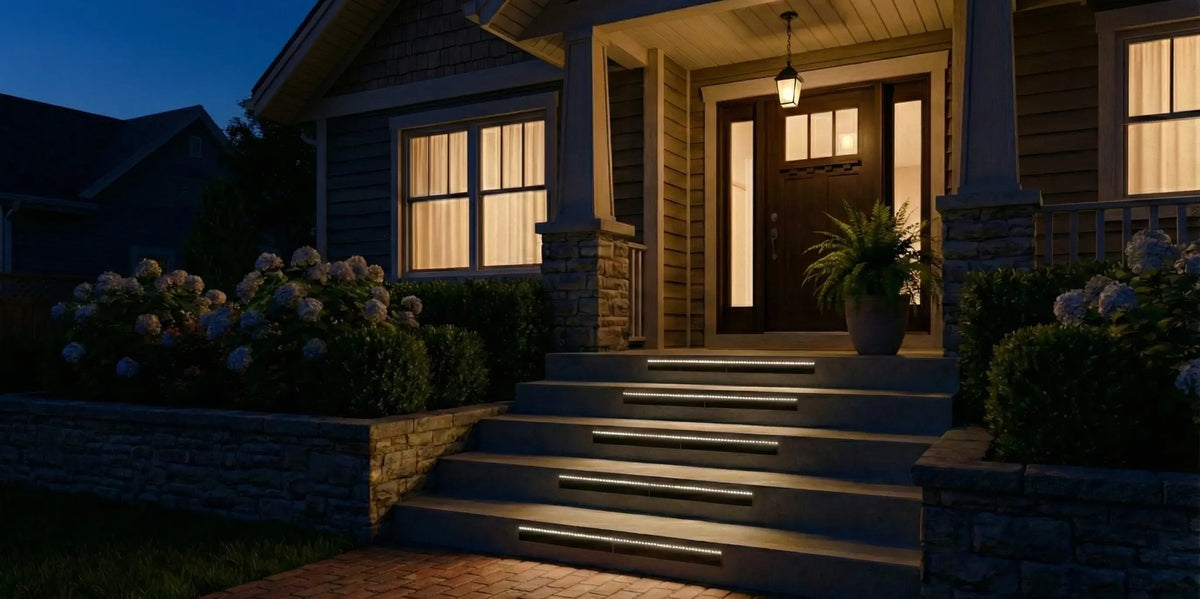 outdoor step lighting solar​