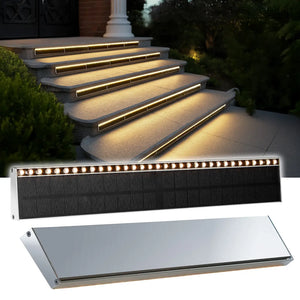 outdoor step lights for concrete solar