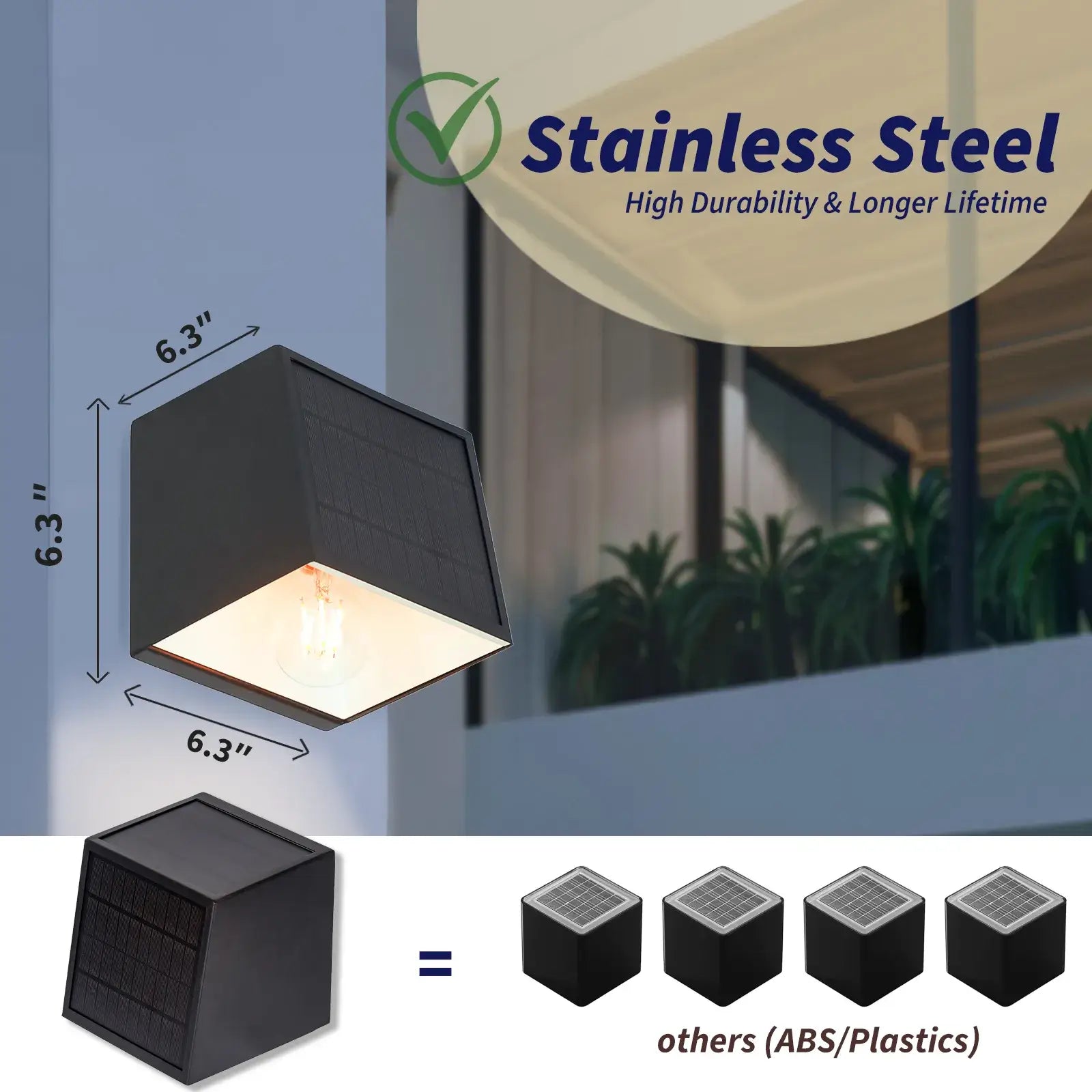outdoor wall solar lights​