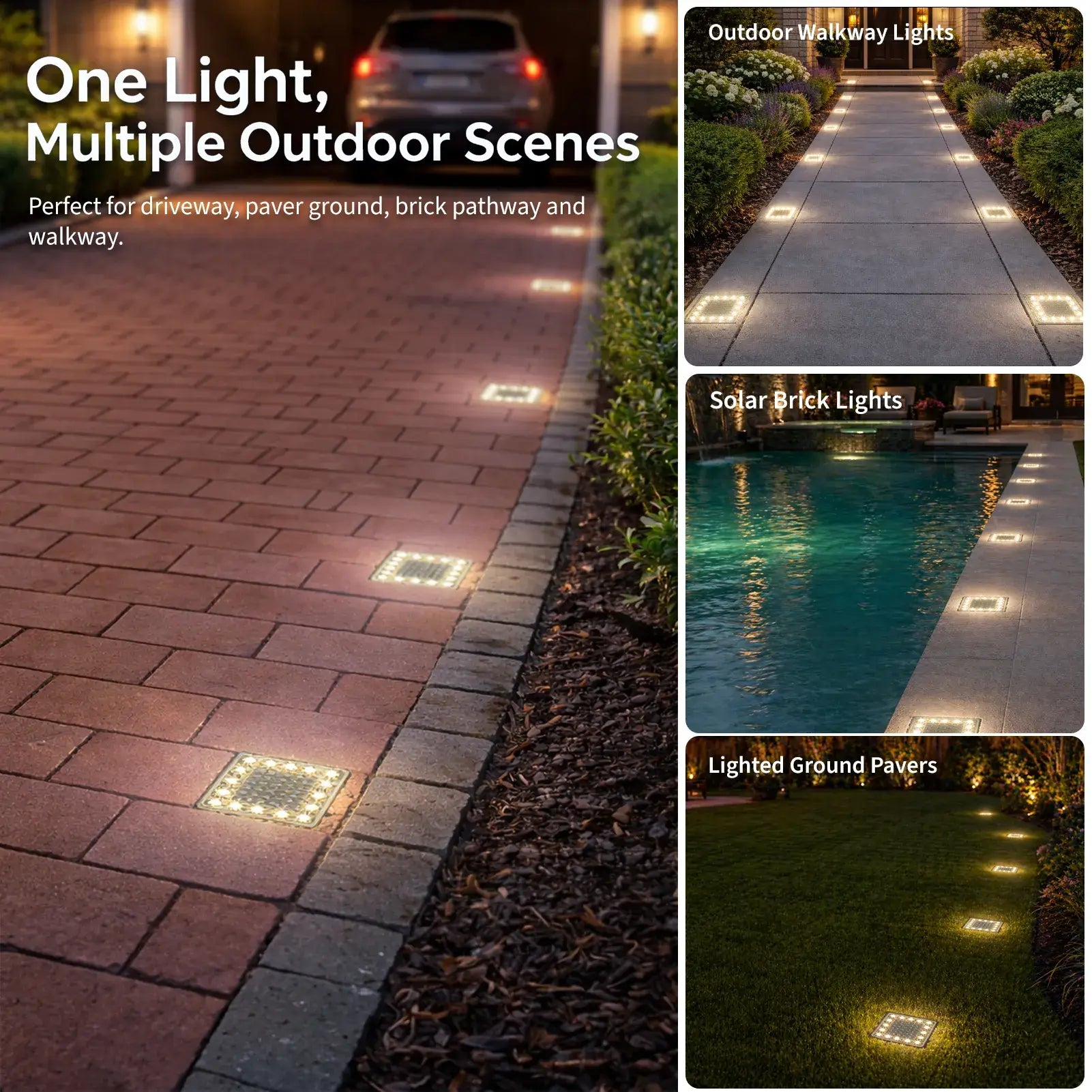 paver lights solar​