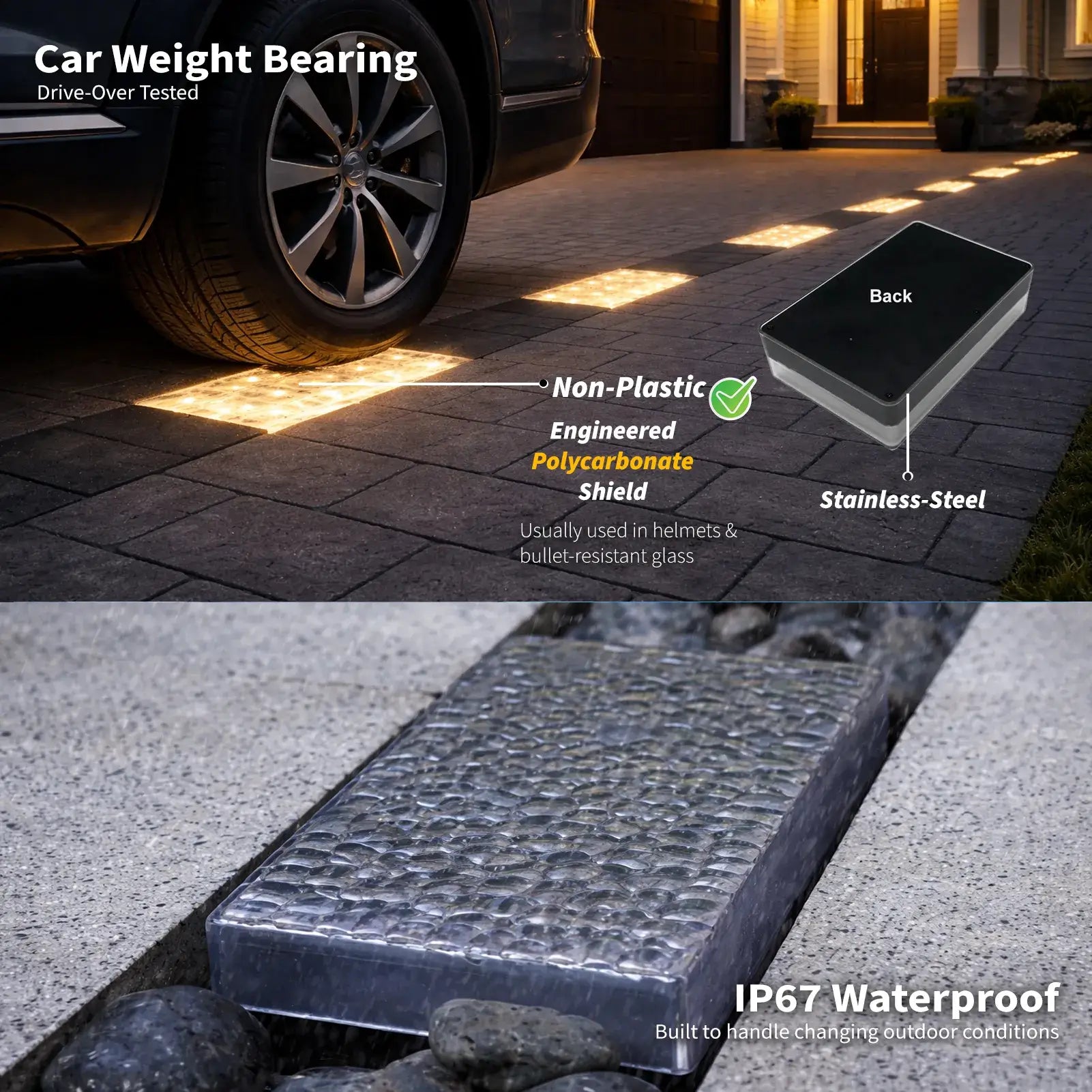 paver lights for driveways​