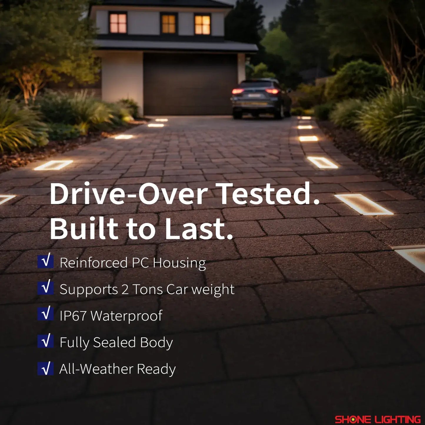 pavers with solar lights