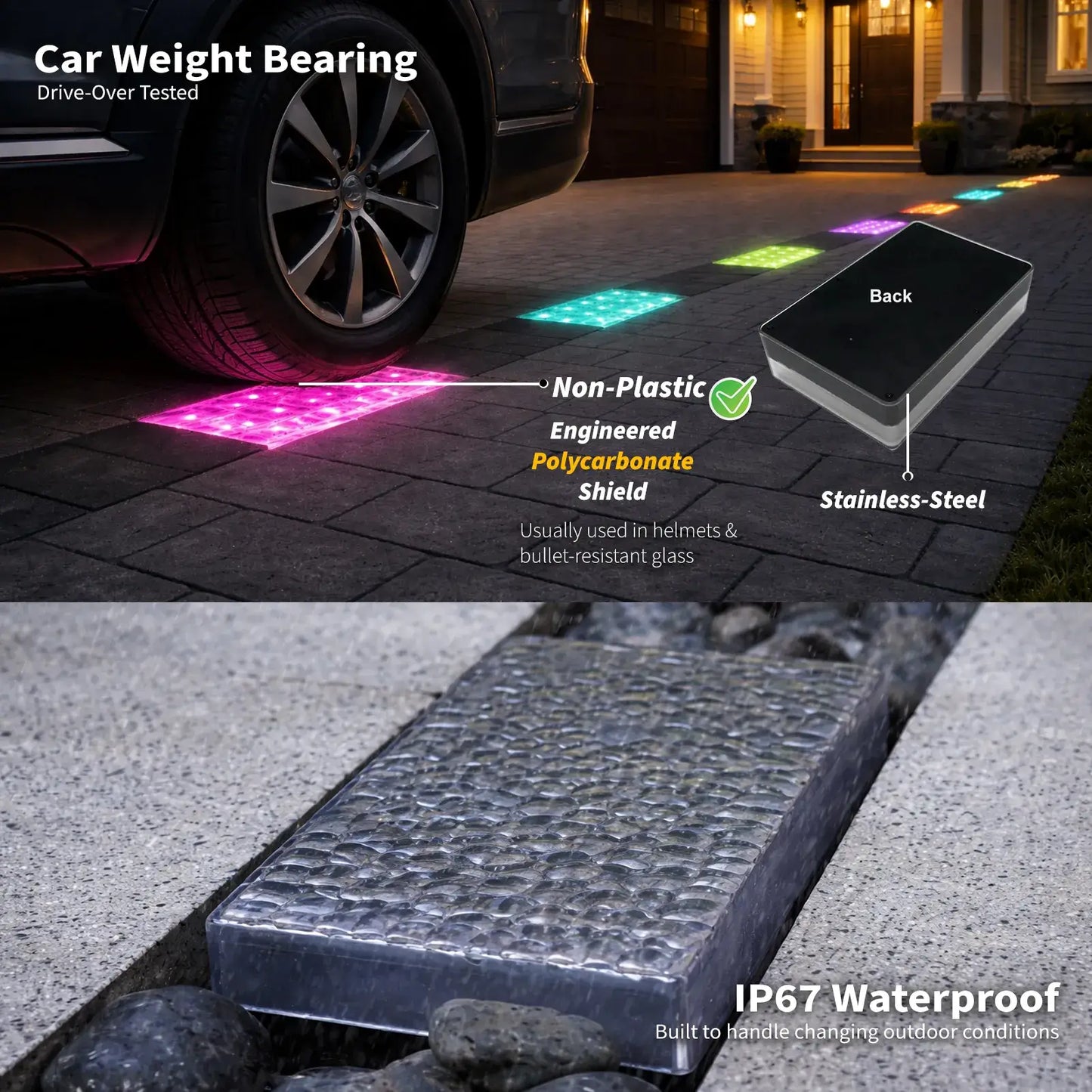 solar brick lights​