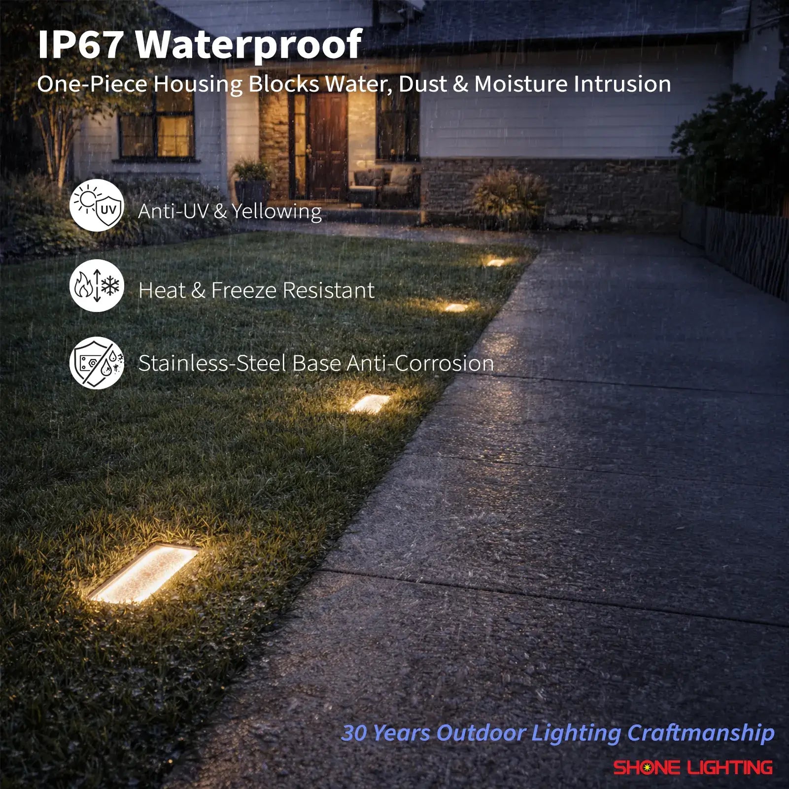 solar brick paver lights
