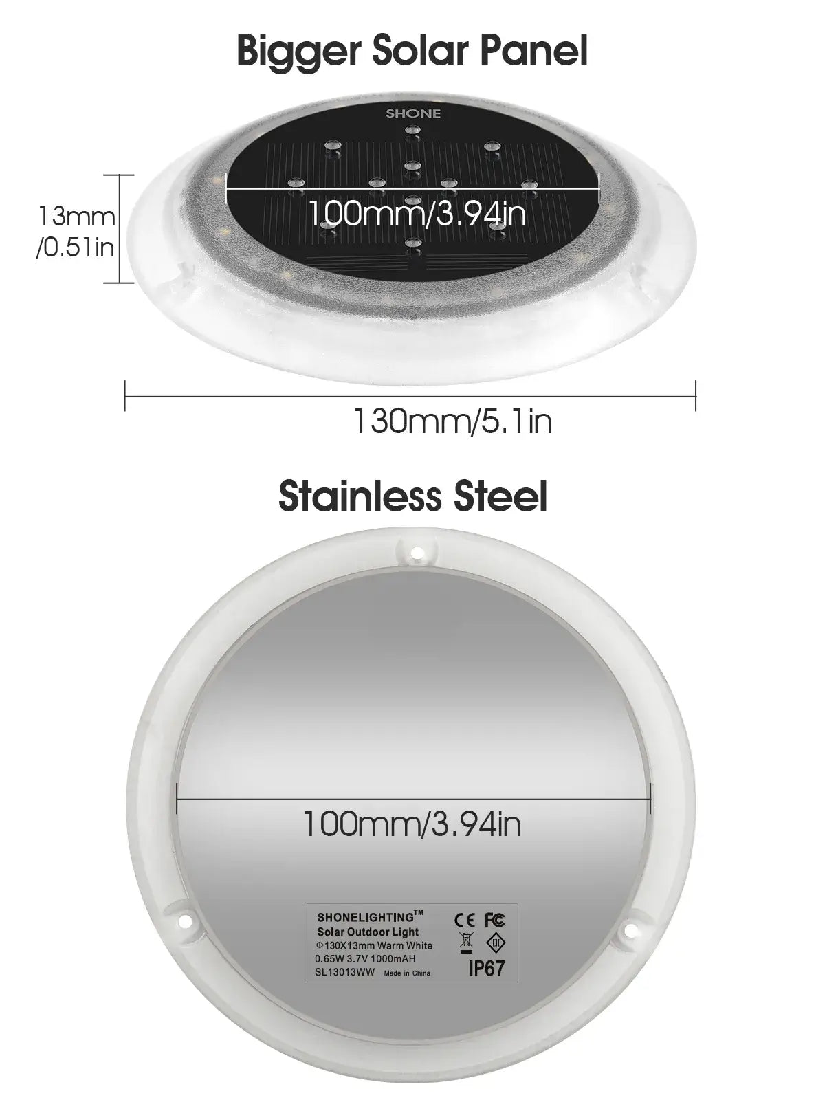 solar disc lights outdoor​