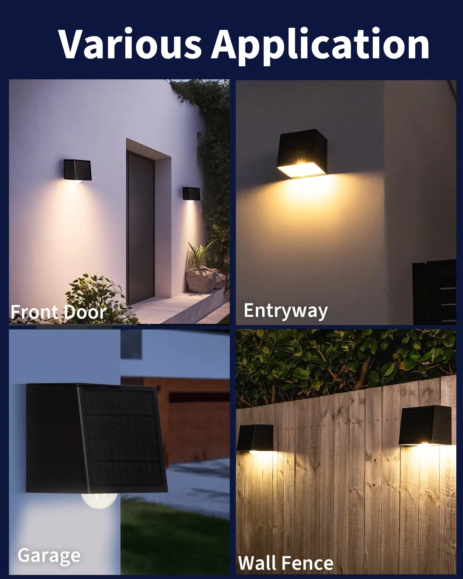 solar external wall lights​