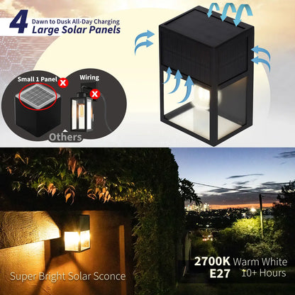 solar lanterns wall mounted​
