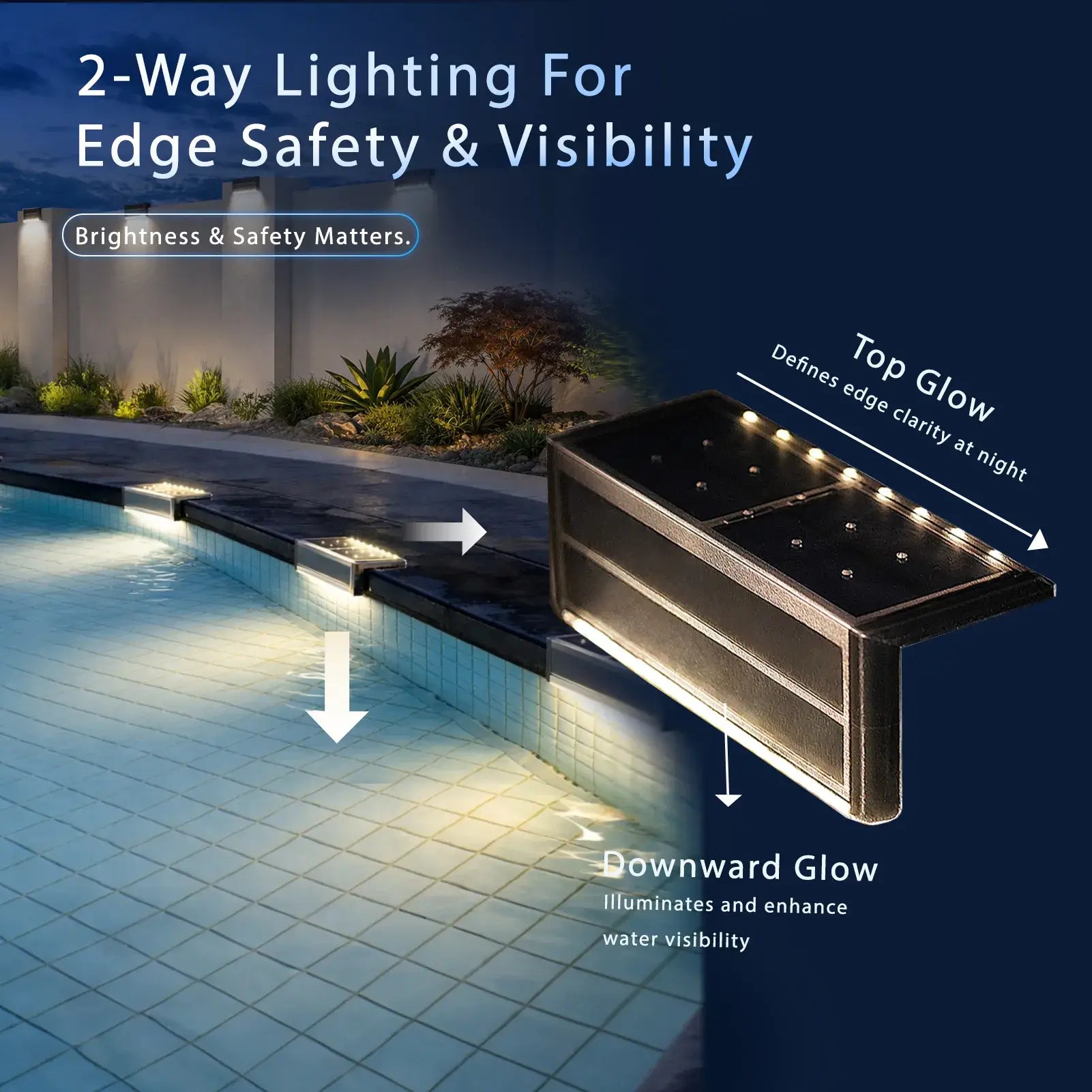solar lights for pool​