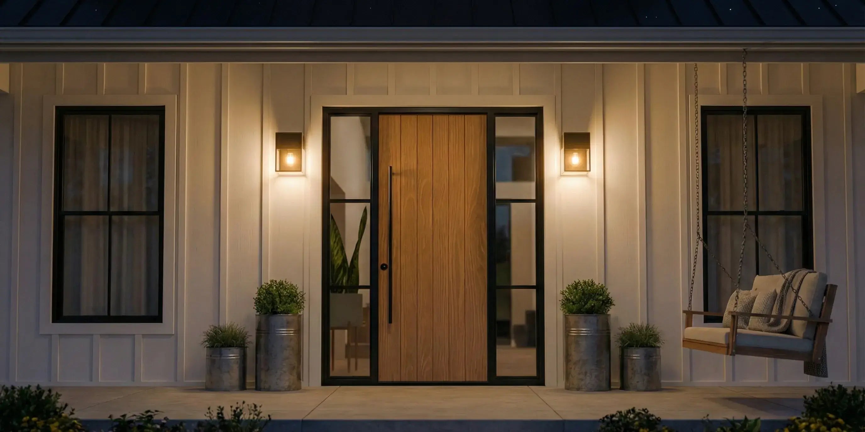solar outdoor wall lanterns​