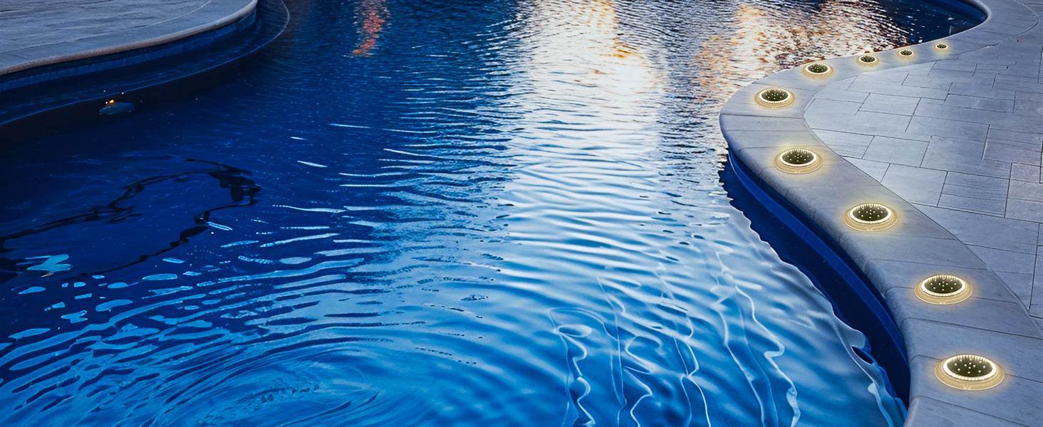 solar pool deck lights