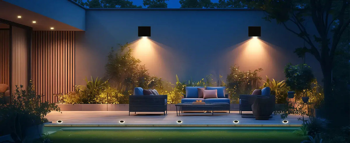 solar powered outdoor wall lights​