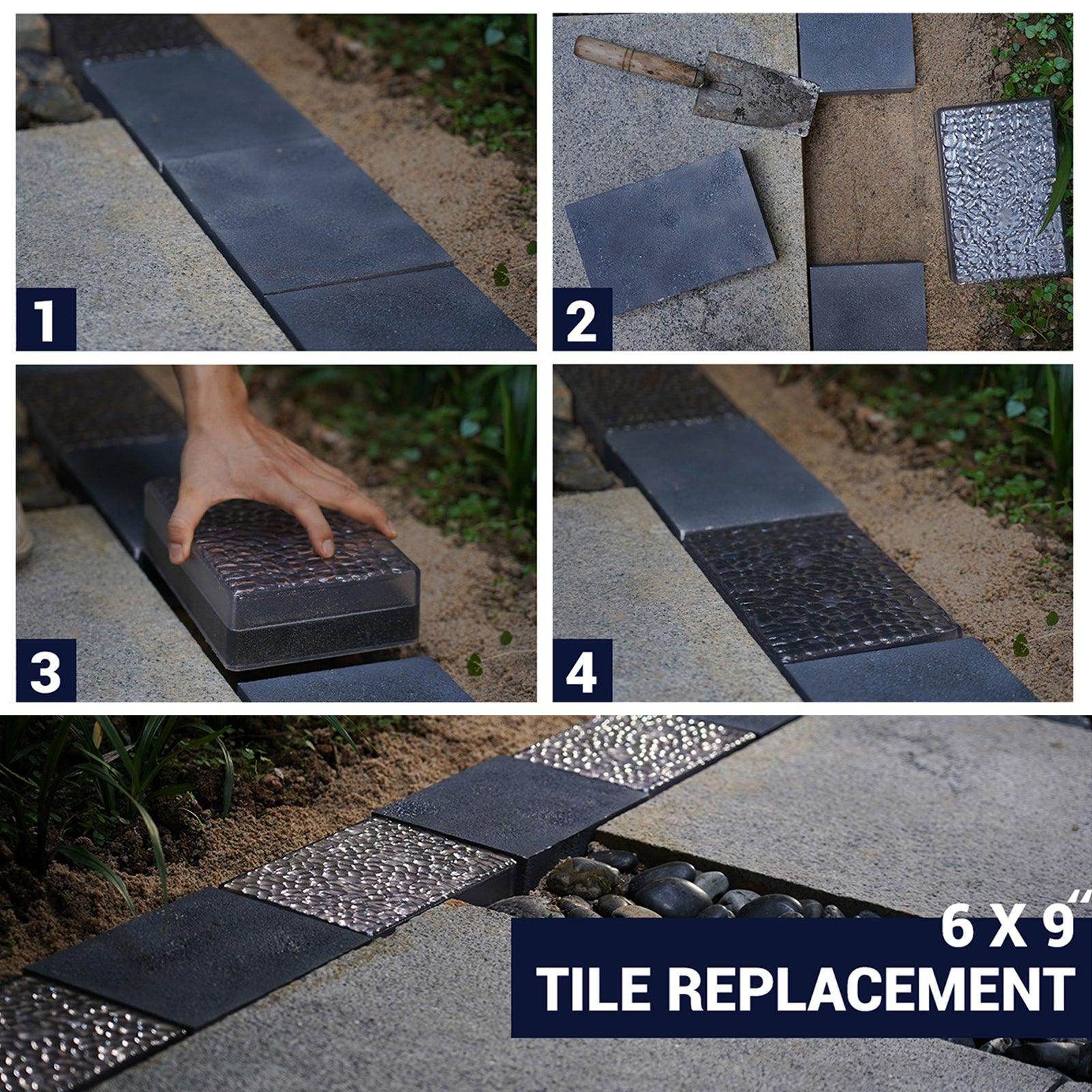 solar powered paver lights