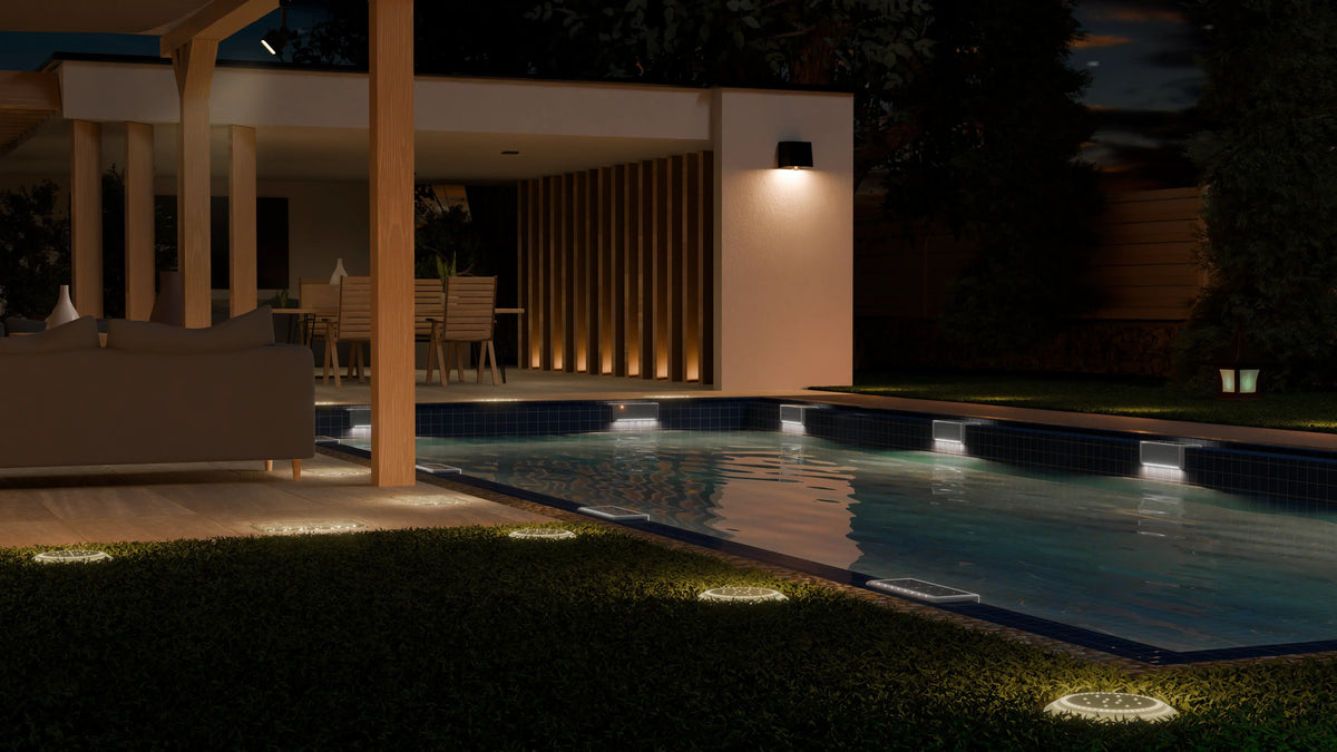 solar powered pool lights​
