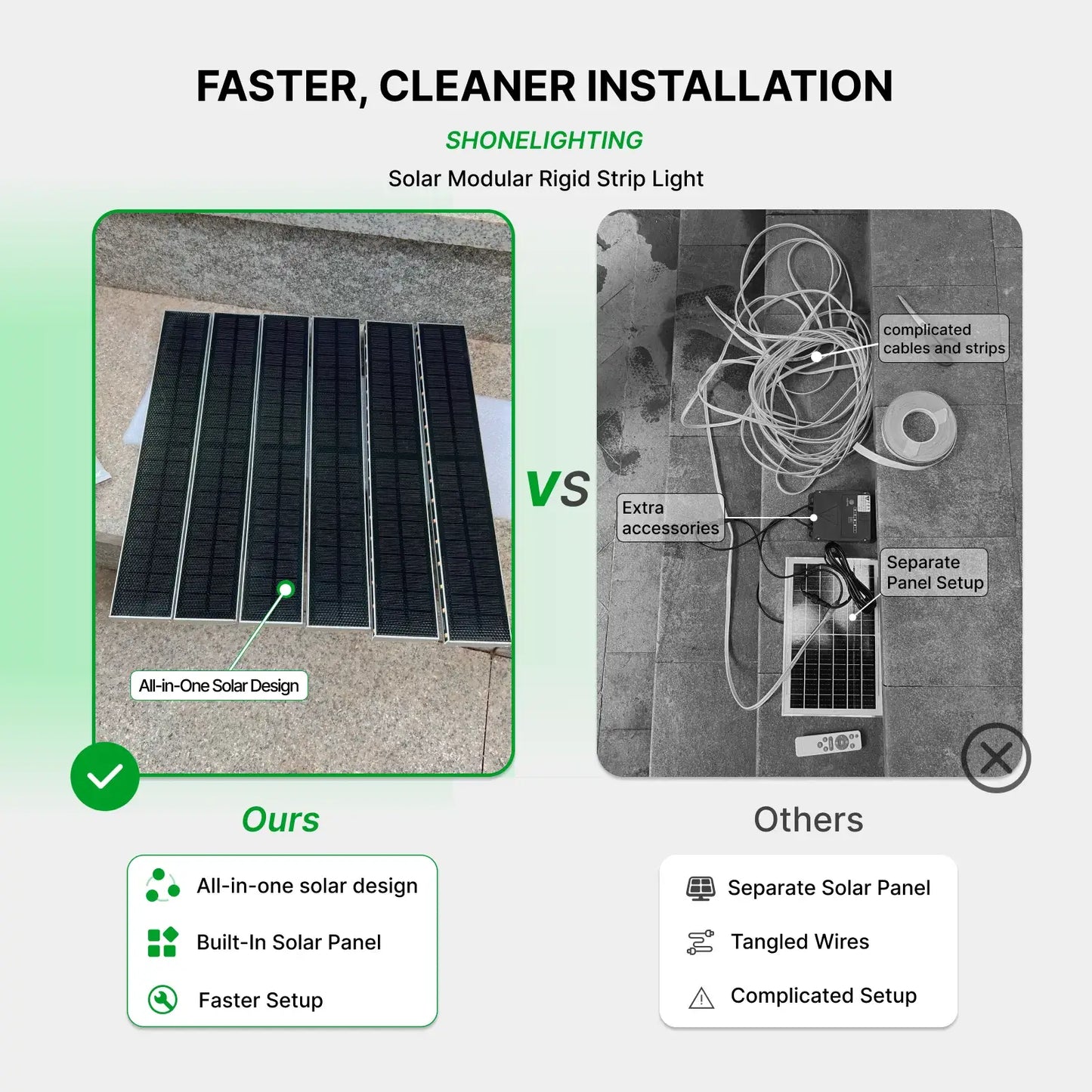 solar stair tread lights​