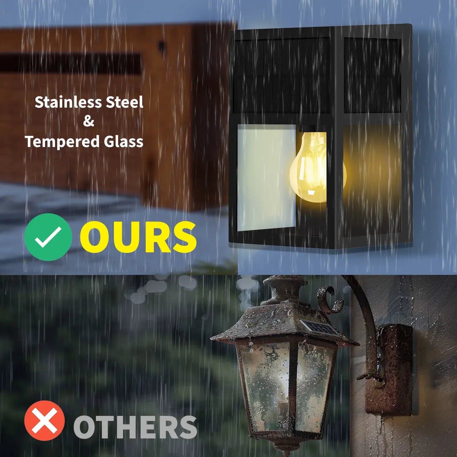 solar wall lantern outdoor​