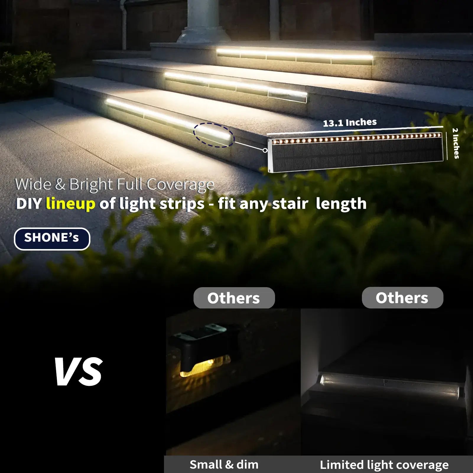 stick on solar light for steps​
